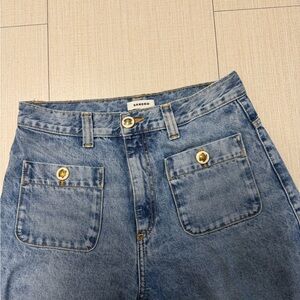 Sandro Women's Blue Jeans (I have cut these to fit me. I am 5’3.